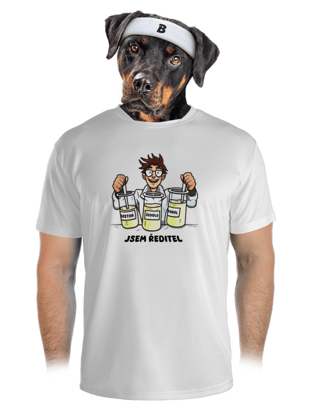 Jsem ředitel pánské sportovní tričko White