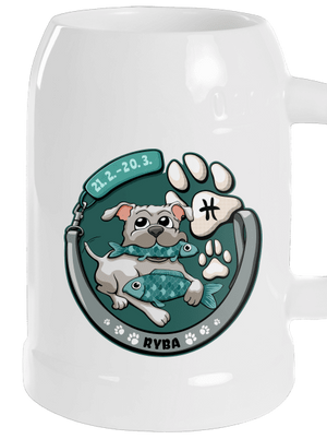 Psí horoskop: Ryba půllitr White