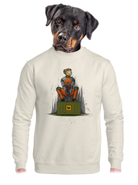 unisex mikina bez kapuce