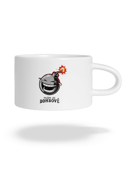 Mám se bombově hrnek makronka White