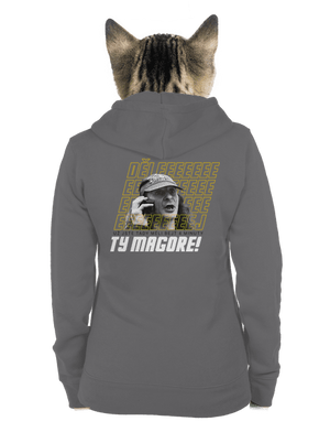 B18: Jiří Kára dámská mikina na zip Steel Gray