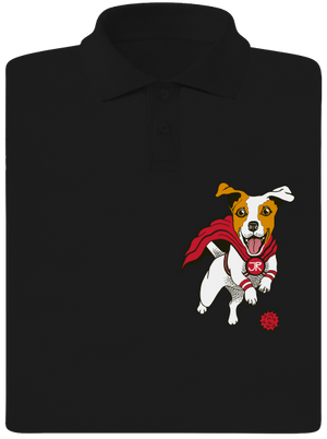 Jack Russell pánská polokošile Black