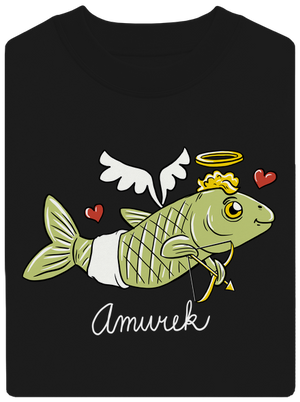 Amurek unisex mikina bez kapuce Black