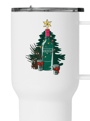 Vánoční borovička termohrnek White