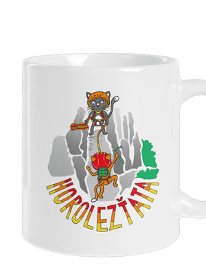 Horolezťata klasický hrnek White