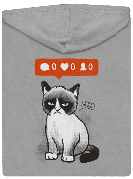 Grumpy pánská mikina na zip Light Melange