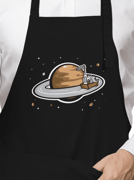 Měsíční sběr zástěra Black