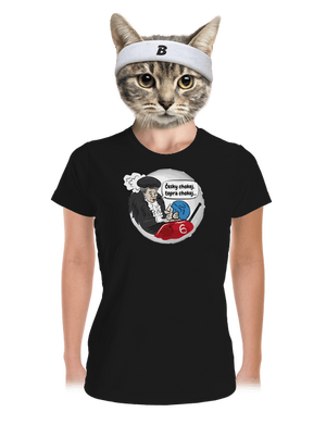 Český hokej dámské sportovní tričko Black