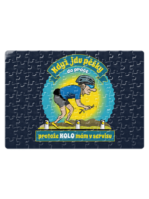 Závislost na kole puzzle White