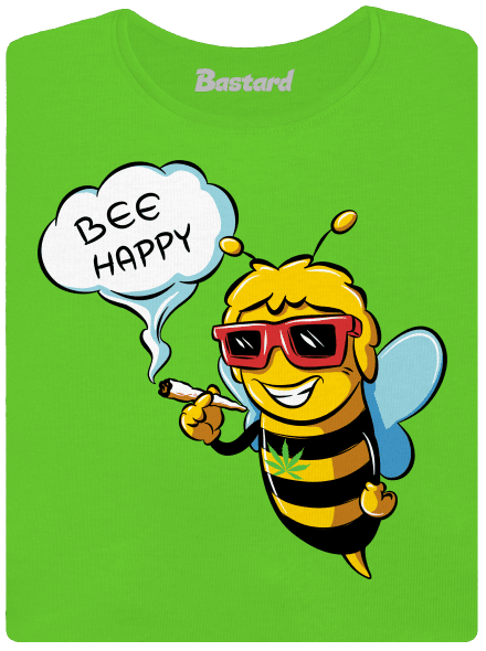 Bee happy dámské tričko Apple Green
