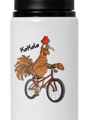 Kokolo lahev na vodu White