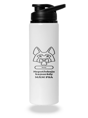 Nemůžu, mám psa lahev na vodu White