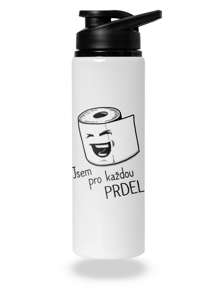 Prdel lahev na vodu White