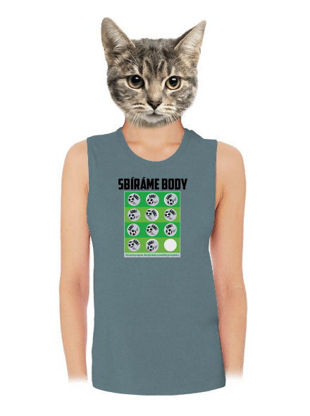 Sbíráme body - fotbal dámské tílko volné Heather Deep Teal
