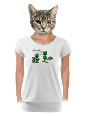 dámské tričko s lemem