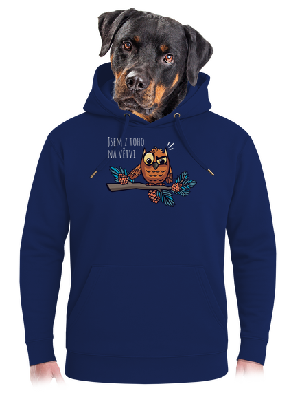 Jsem na větvi unisex mikina premium Navy