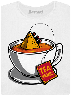 Teatanic dámské tričko s lemem White