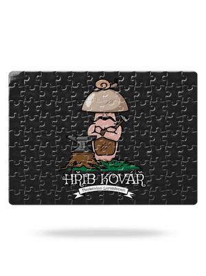 Hřib kovář puzzle White