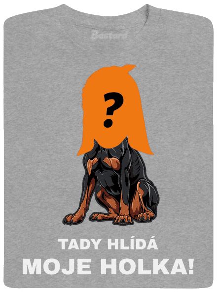 Tady hlídám já pánské tričko Sport Grey