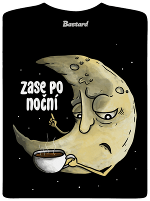 Zase po noční pánské dlouhý rukáv Black