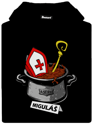 Miguláš dámská mikina klokanka Black