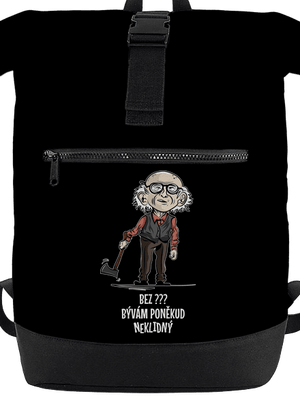 Neklidný - vlastní text batoh Black