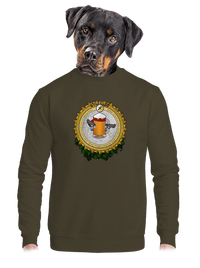 unisex mikina bez kapuce