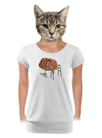 dámské tričko s lemem