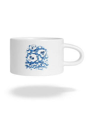 Ledové mimikry hrnek makronka White