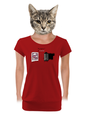 dámské tričko s lemem