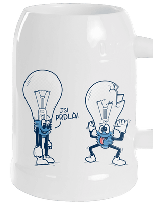 Prdlá půllitr White