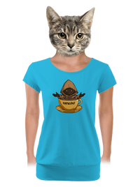 dámské tričko s lemem