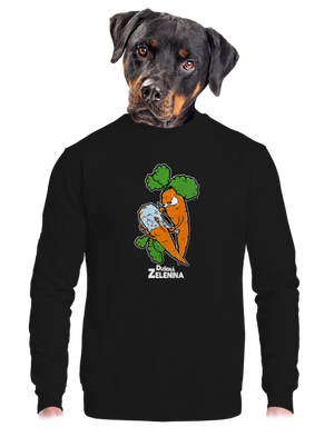 unisex mikina bez kapuce