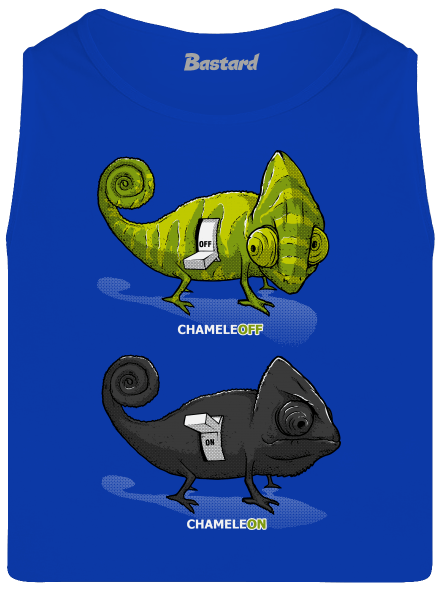Zapnuto vypnuto pánské tílko Royal Blue