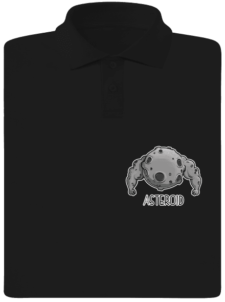 Asteroid pánská polokošile Black
