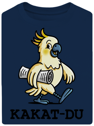 Kakat-du unisex tričko oversized Midnight Blue