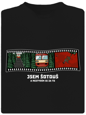Jsem šotouš pánské sportovní tričko Black