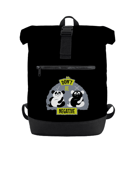 Don't be negative batoh Black