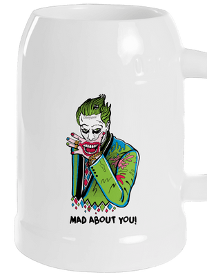 Joker a Harley půllitr White