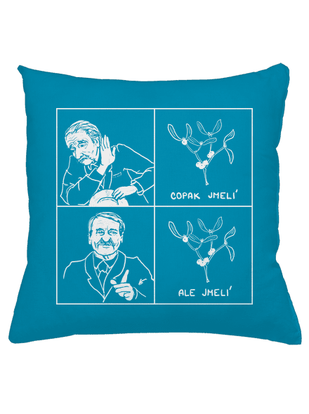 Cimrman: Copak jmelí polštář Blue Turquoise