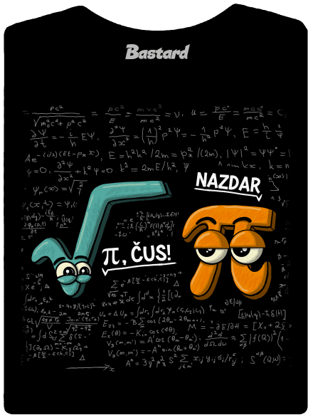 Pí, čus! dámské tričko s lemem Black