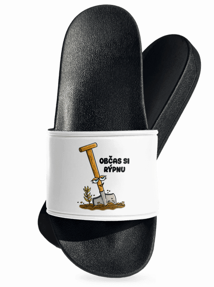 Občas si rýpnu pantofle White