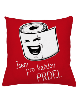 Prdel polštář Red