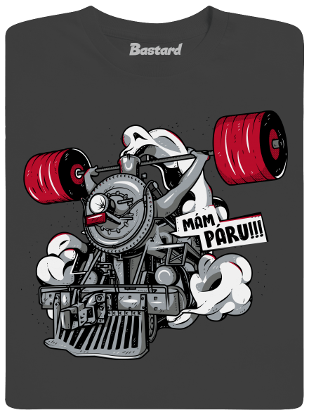 Lokomotiva pánské tričko Dark Grey