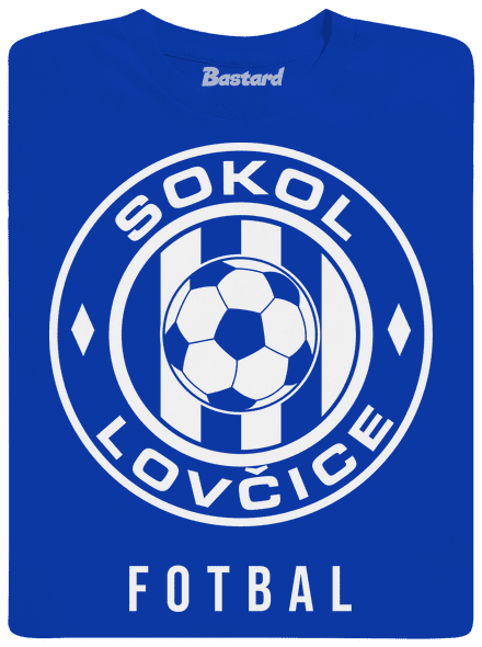 Sokol Lovčice - fotbal - bílé pánské tričko Royal Blue