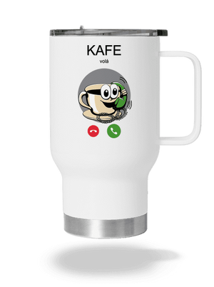 Kafe volá termohrnek White