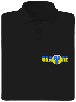 Ukrajina - AID pánská polokošile Black