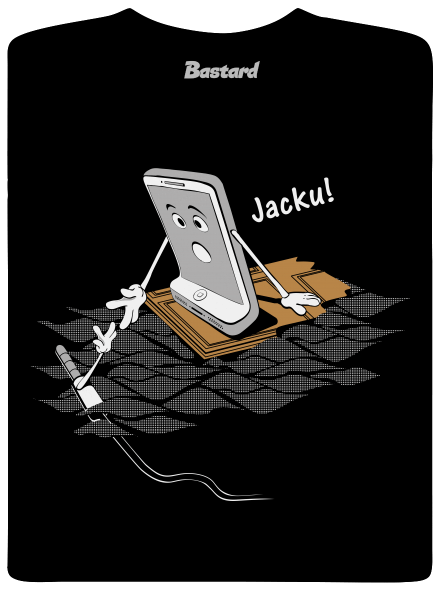 Jacku pánské tričko Black
