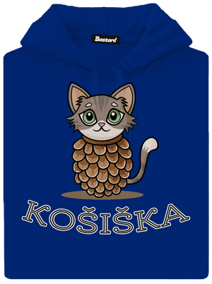 Košiška dámská mikina klokanka Royal Blue Mal