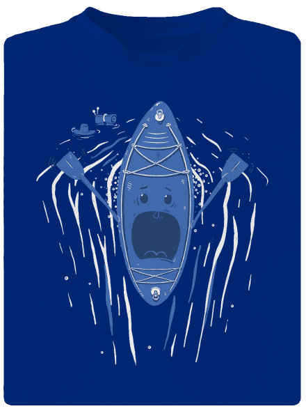 Ahhhh! pánské sportovní tričko Royal Blue Mal